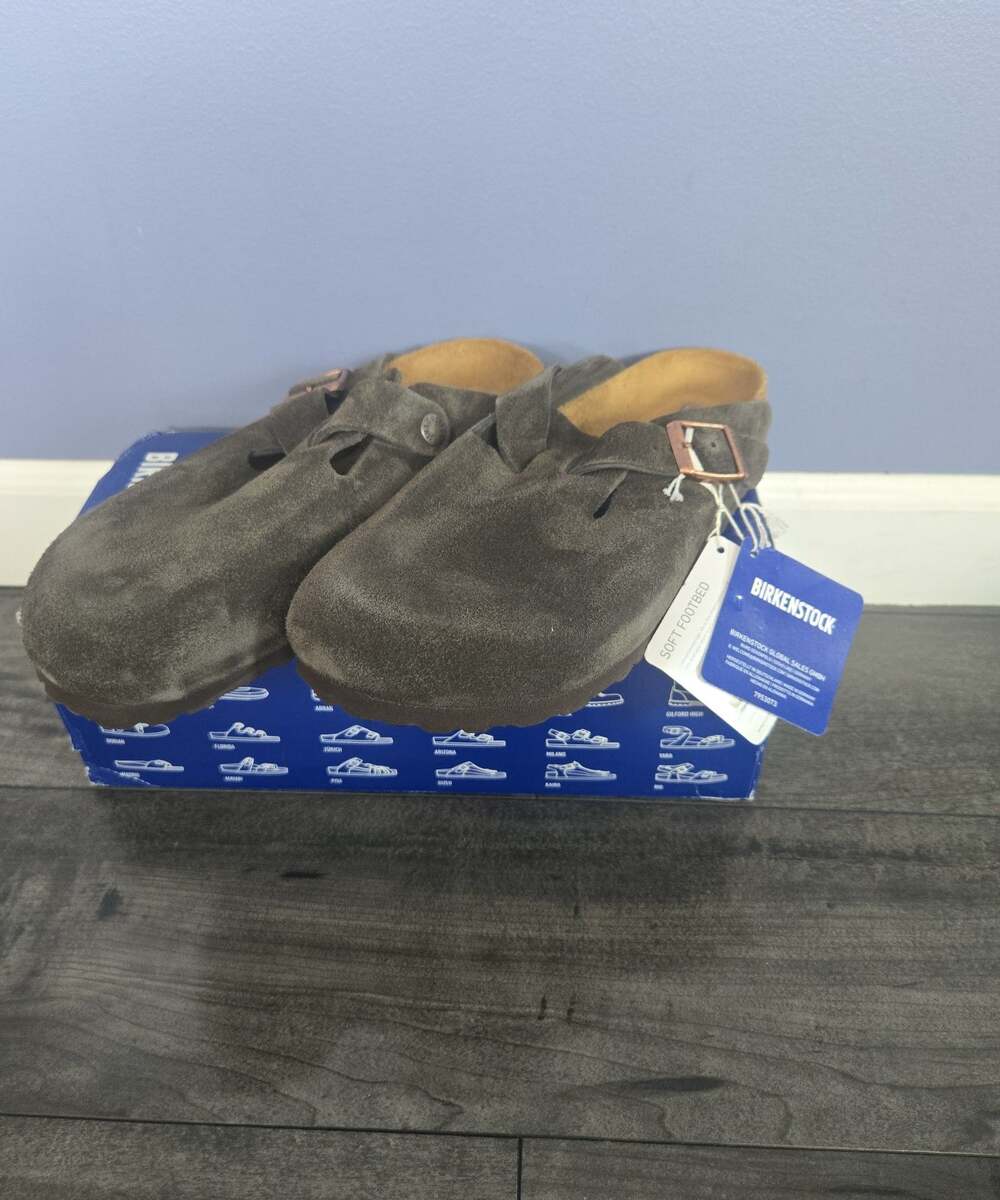 New Birkenstock Boston bs mocca size 39 l 8 m 6 narrow